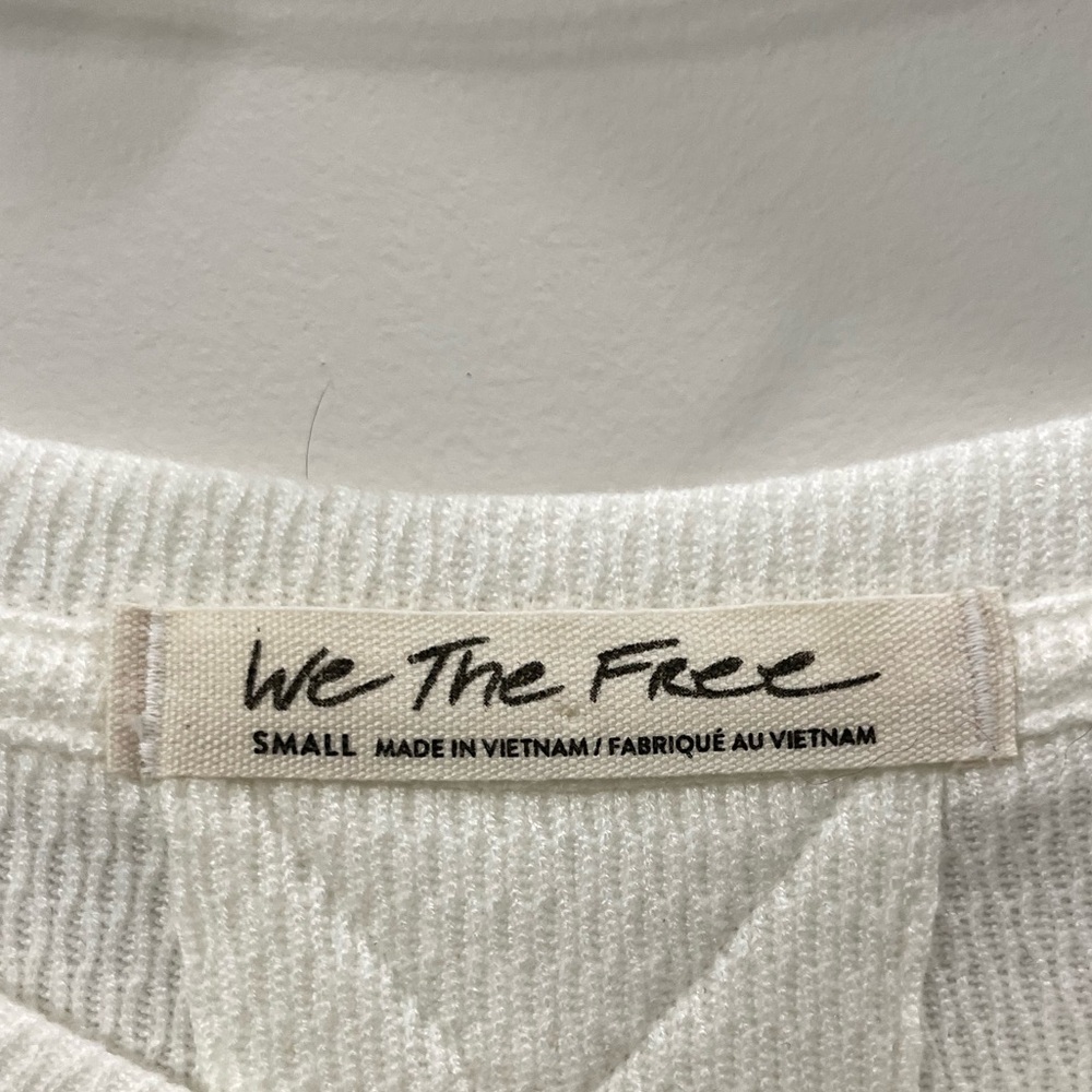 Free People We The Free Snowy Thermal 6pm Long Sleeve Tunic Size Small - Picture 8 of 8
